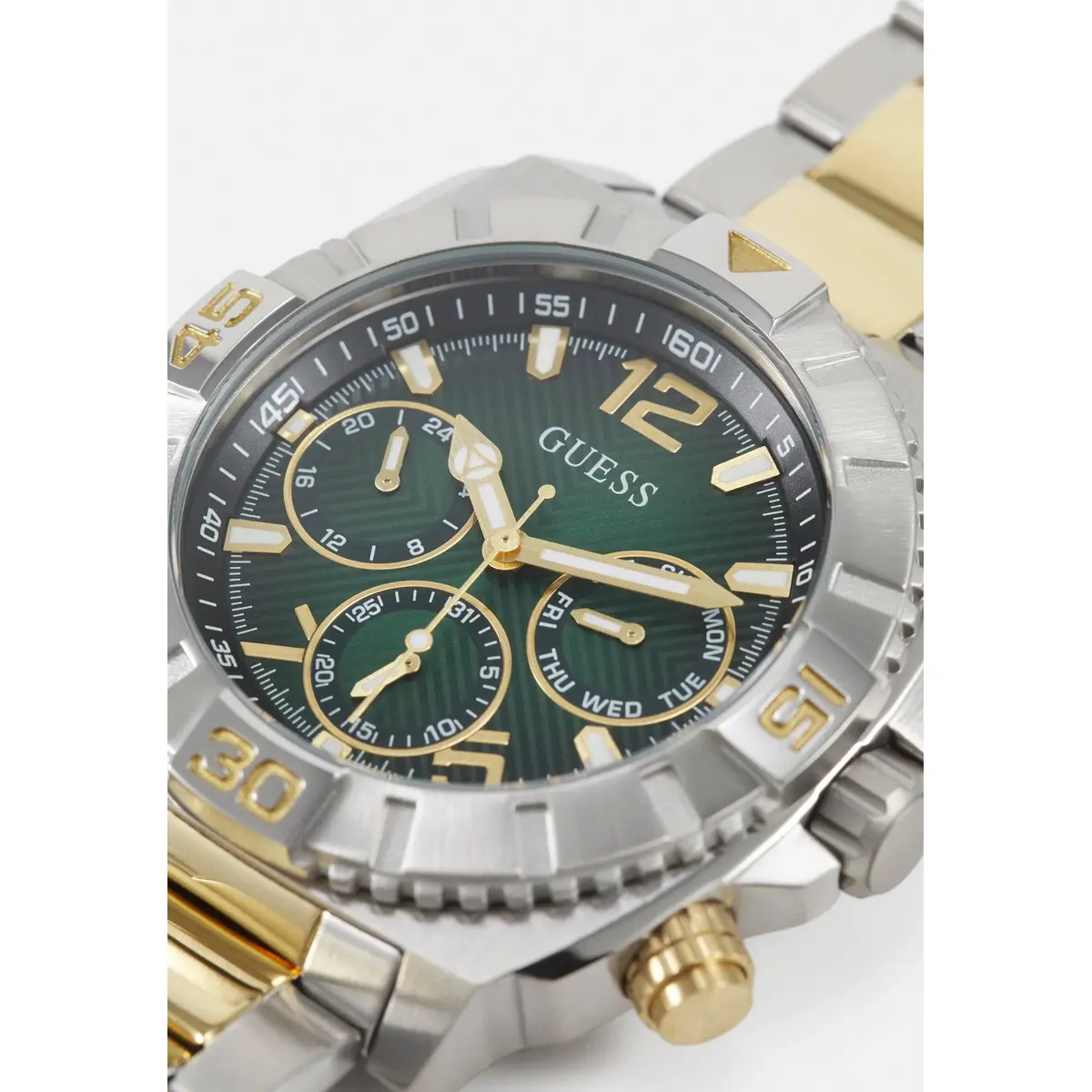 GUESS Chronograph Two-Tone Multi Function Men's Watch GW0800G1 - Image 3