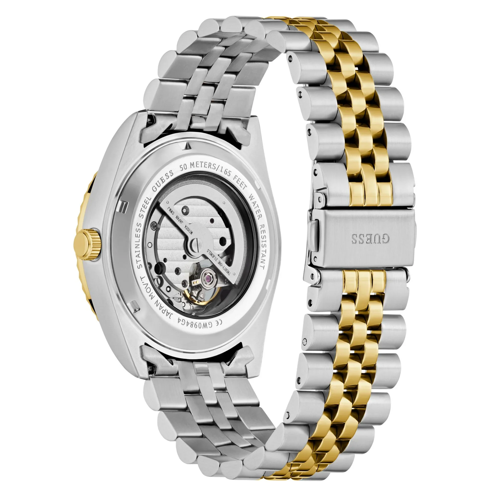 Guess Connoisseur Green Round Automatic Men's Watch - GW0984G4 - Image 3