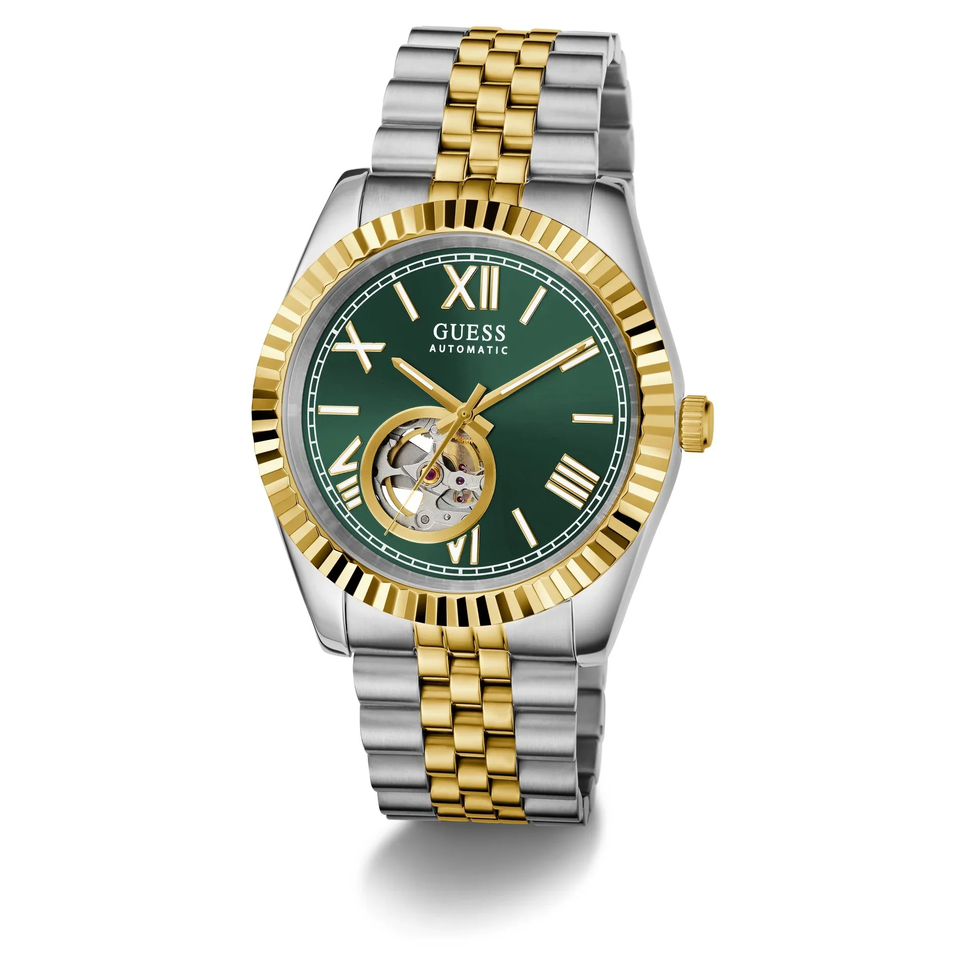 Guess Connoisseur Green Round Automatic Men's Watch - GW0984G4 - Image 5