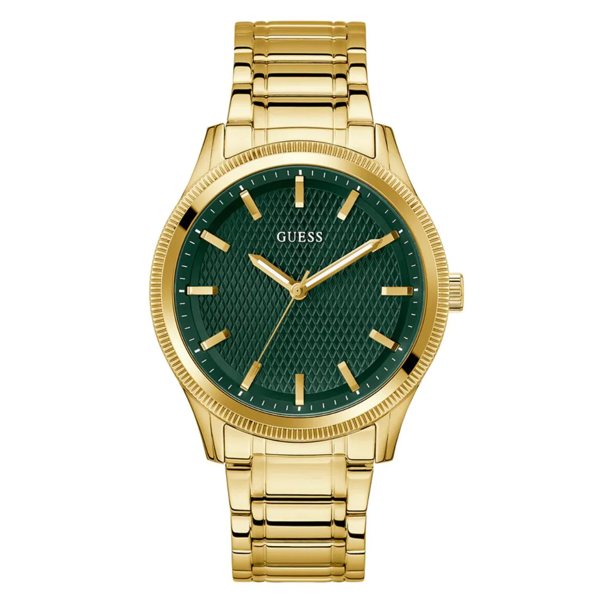 GUESS Dress Green Dial Analog Stainless Steel Men's Watch GW0626G2