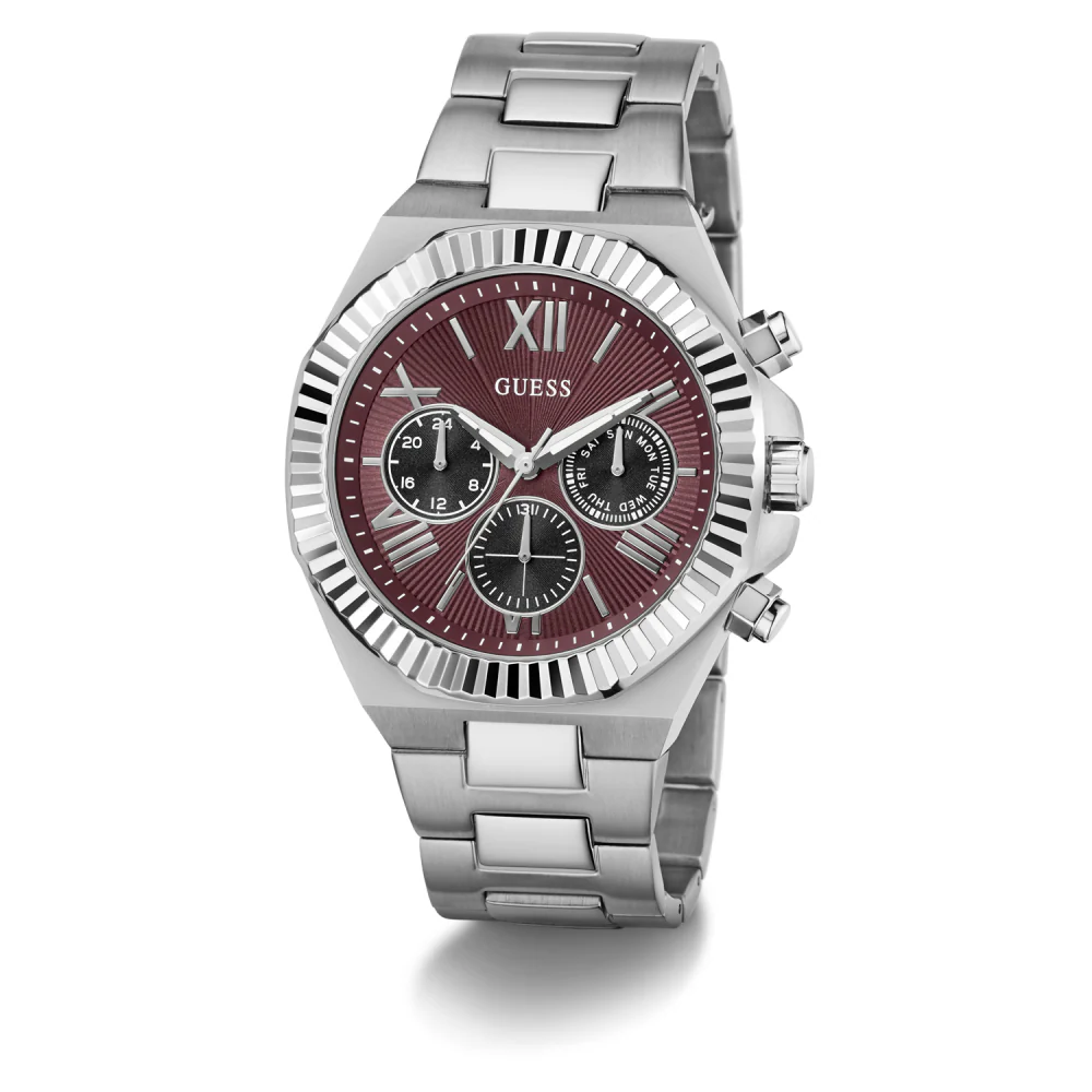 Guess Equity Red Dial Analog Multi-Function Men's Watch GW0703G7 - Image 4