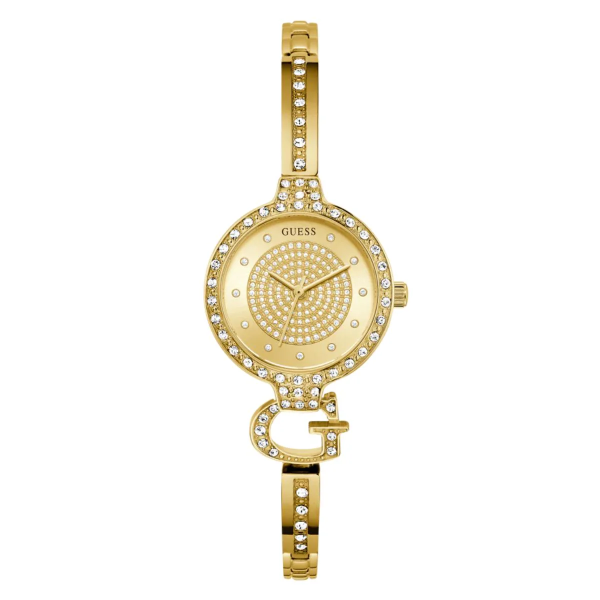 GUESS Giselle Champagne Dial Analog Recycled Women's Watch GW0929L2