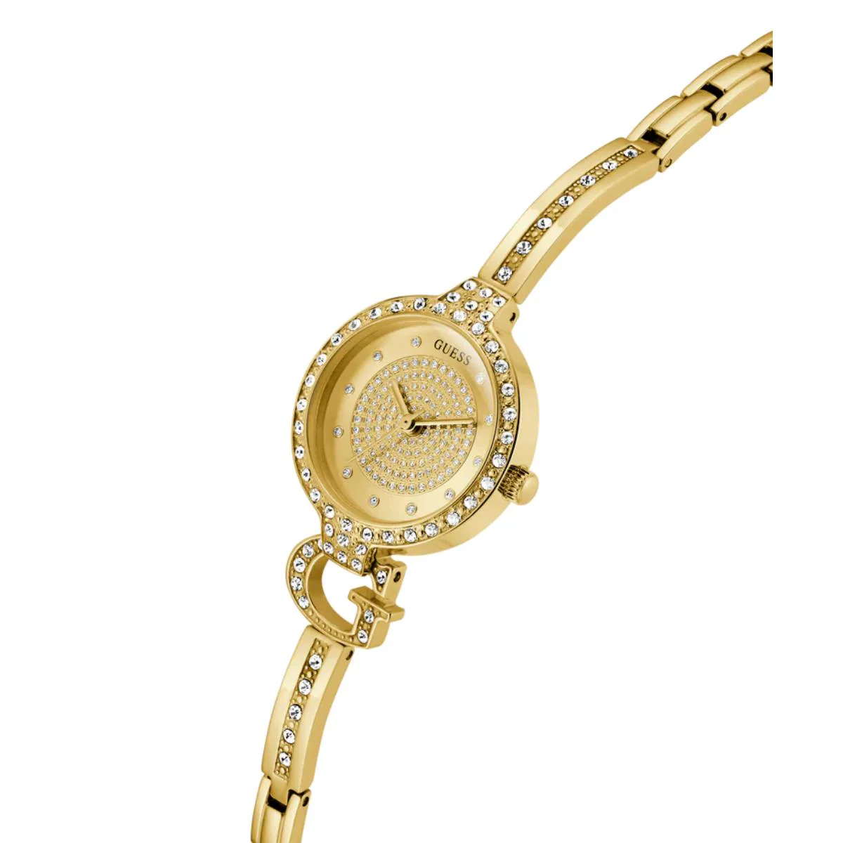 GUESS Giselle Champagne Dial Analog Recycled Women's Watch GW0929L2 - Image 2