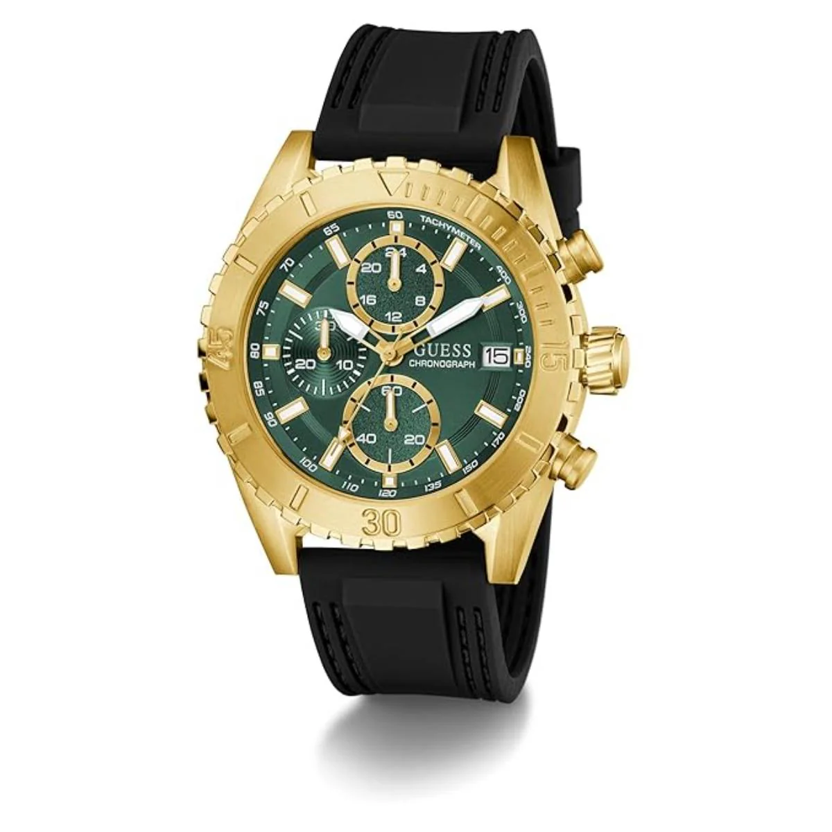 GUESS Gs Defender Green Dial Analog Chronograph Men's Watch GW0967G2 - Image 4