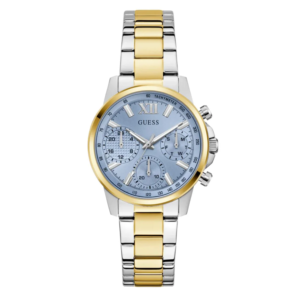 GUESS Ice Blue Round Dial Analog Women's Watch - GW0933L3