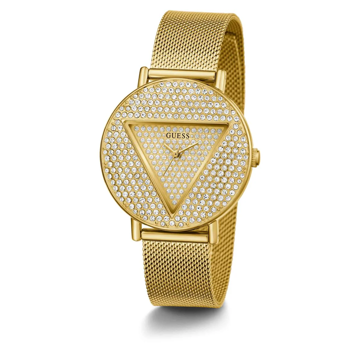 GUESS ICONIC Champagne Round Dial Analog Women's Watch GW0477L2 - Image 5