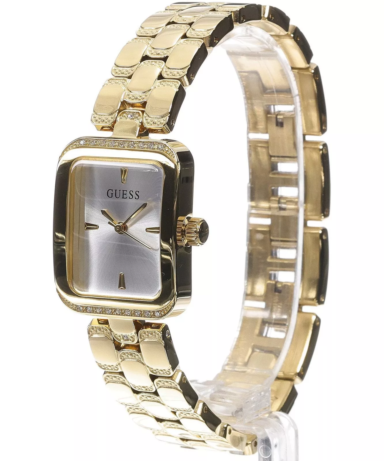 GUESS Isla White Rectangle Dial Analog Women Watch GW0865L2 - Image 5