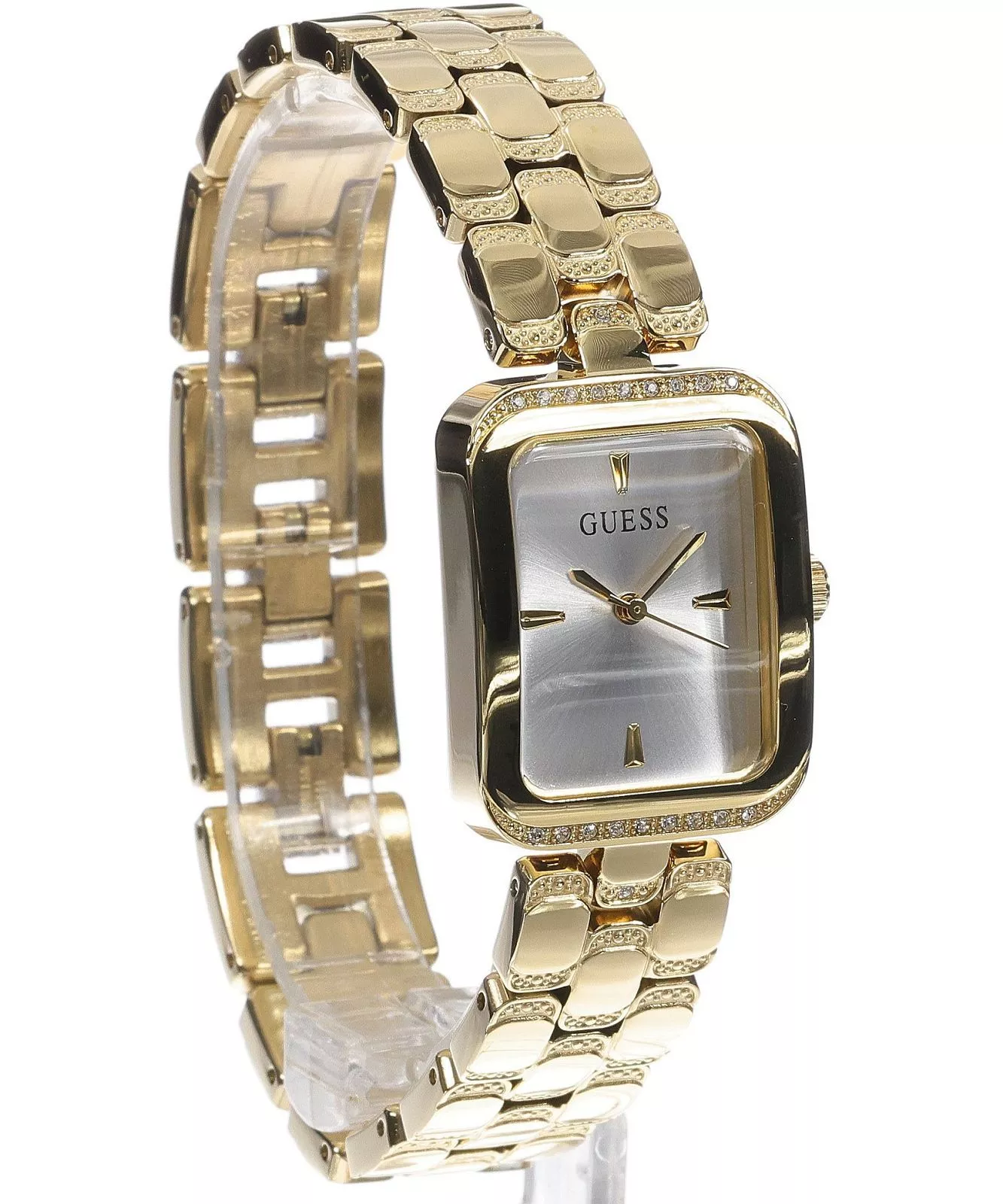 GUESS Isla White Rectangle Dial Analog Women Watch GW0865L2 - Image 6