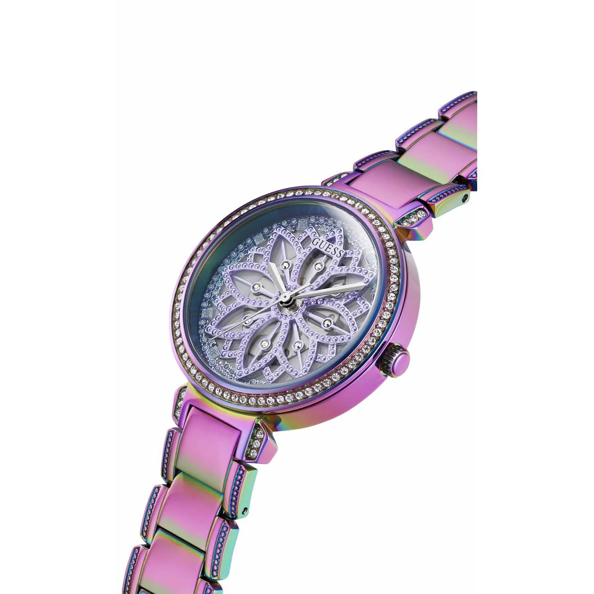 GUESS Lily Quartz Purple Dial Analog Women's Watch GW0528L4 - Image 3