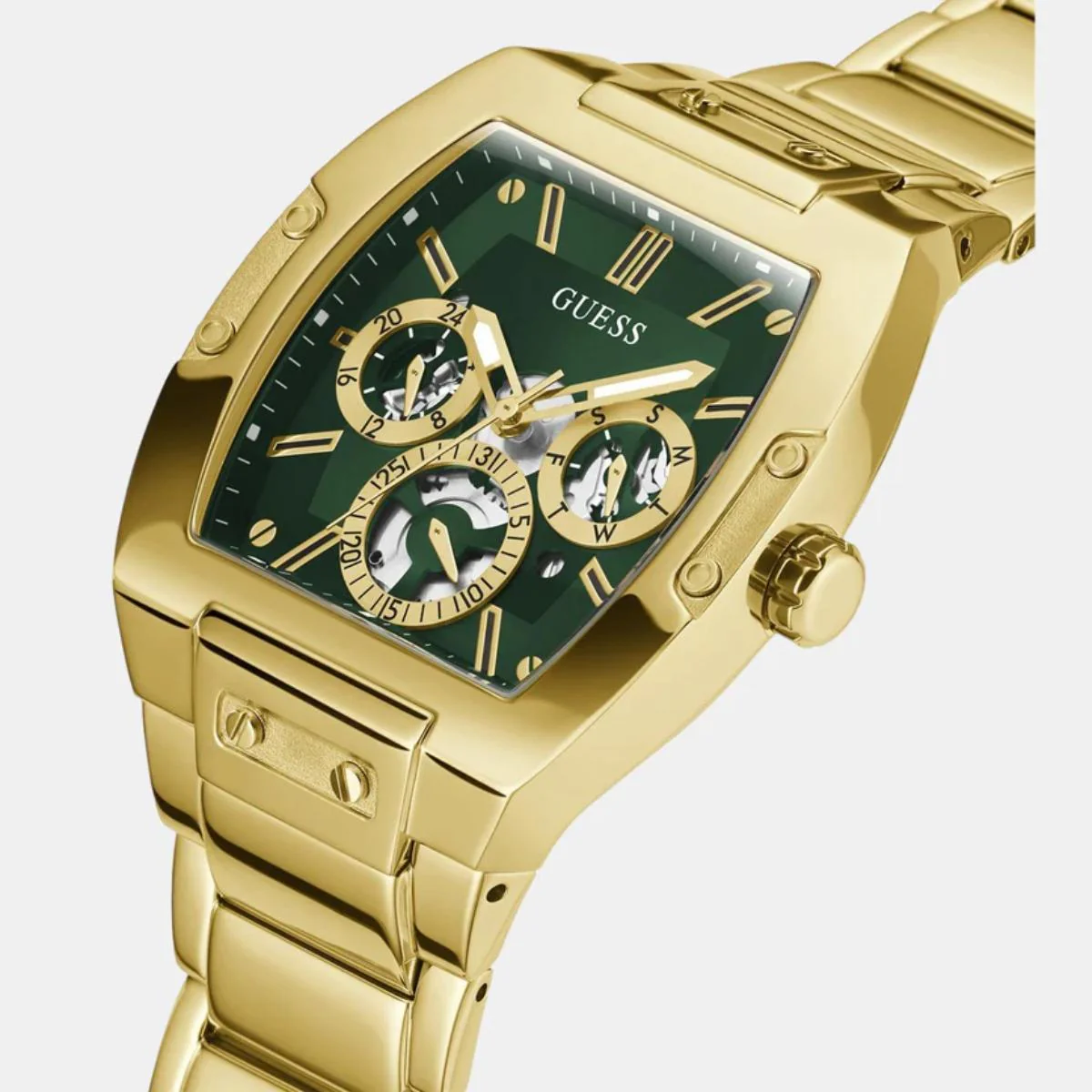 GUESS Phoenix Green Dial Analog Multi-Function Men's Watch GW0456G3 - Image 2