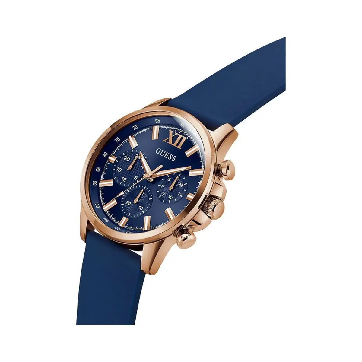 GUESS Quartz Blue Dial Analog Chronograph Watch For Men GW0913G1 - Image 3