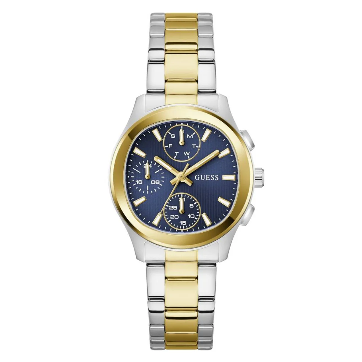 Guess Quartz Blue Dial Analog Chronograph Women's Watch GW1031L3