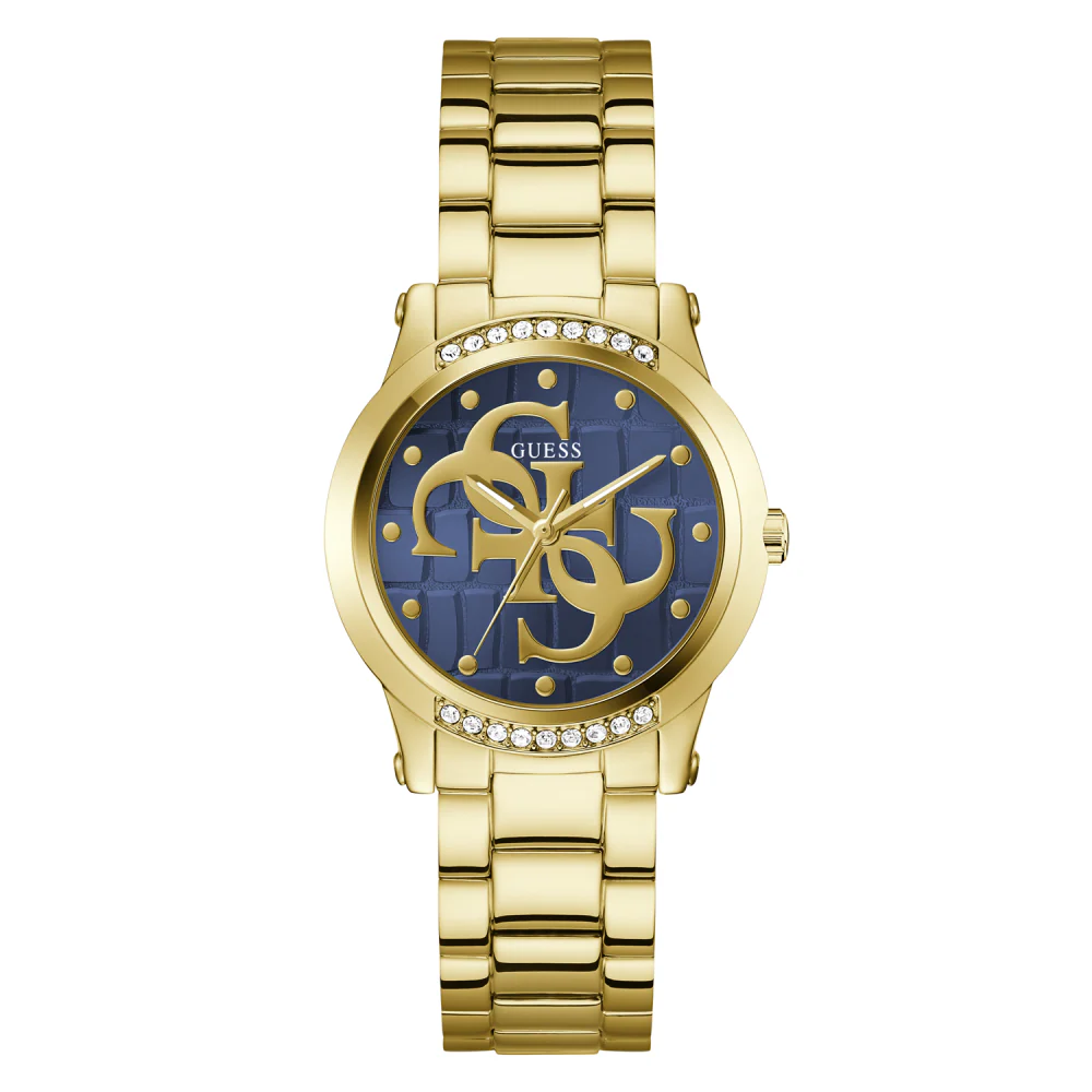 Guess Quartz Blue Dial Analog Stainless Steel Women's Watch GW0861L6