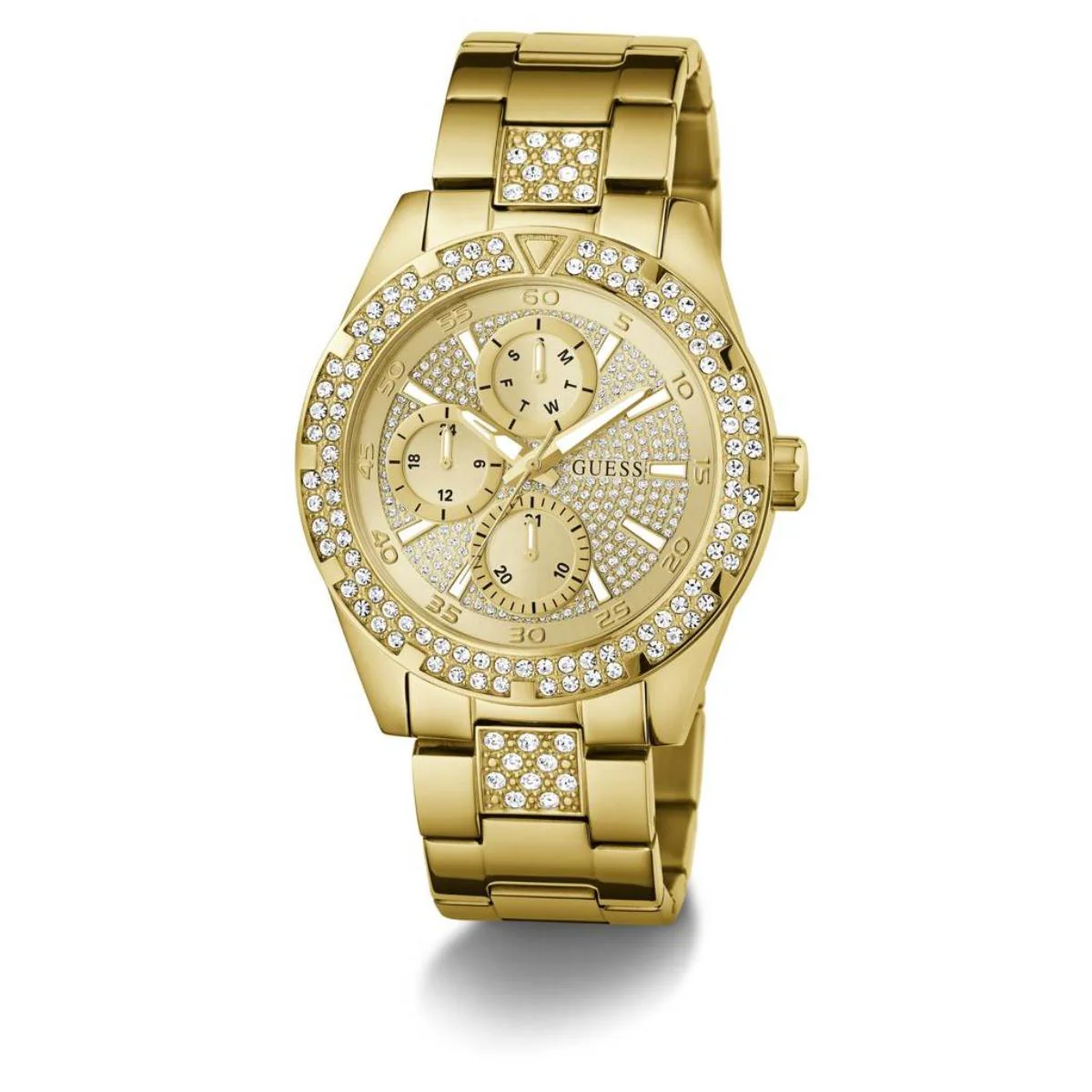 Guess Quartz Champagne Dial Analog Chronograph Men's Watch GW1067G2 - Image 3