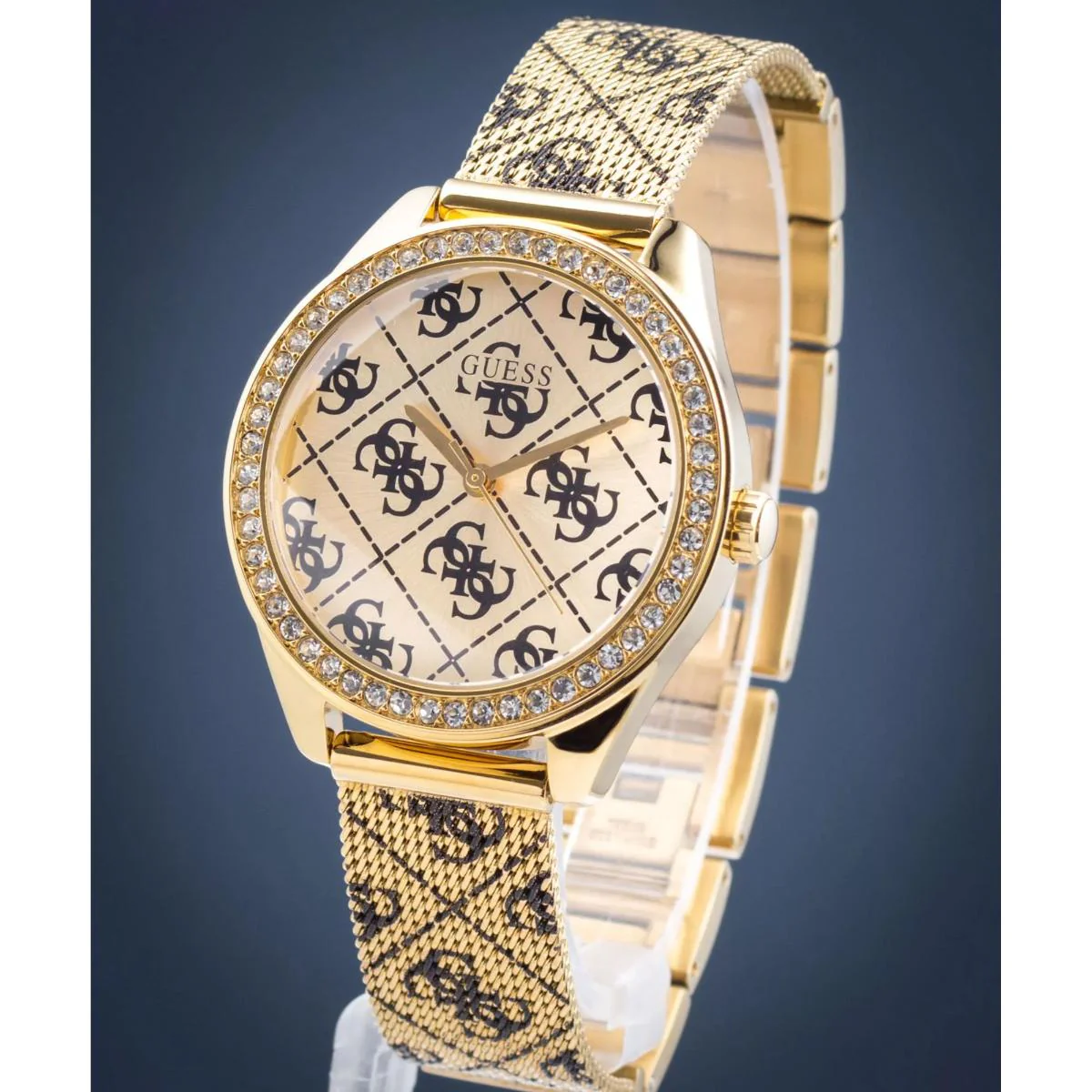 GUESS Quartz Champagne Dial Analog Women's Watch W1279L2 - Image 2
