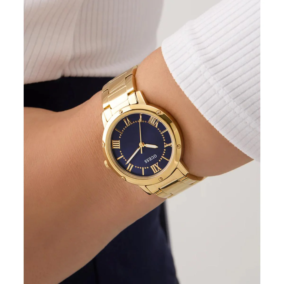 GUESS Quartz Dawn Blue Dial Analog Women's Watch GW0404L4 - Image 3