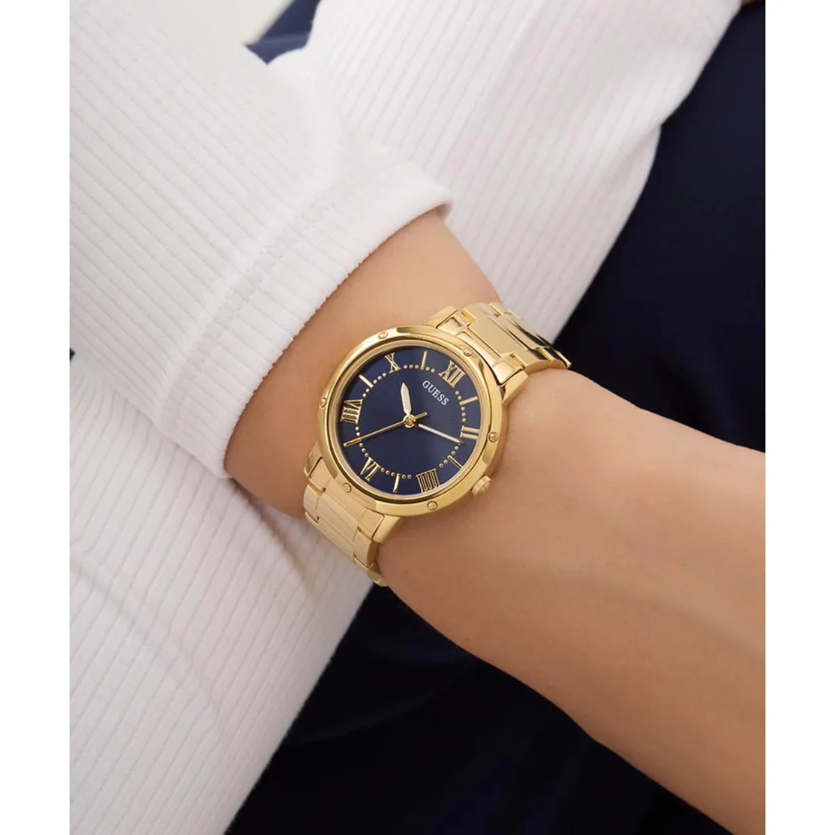 GUESS Quartz Dawn Blue Dial Analog Women's Watch GW0404L4 - Image 4
