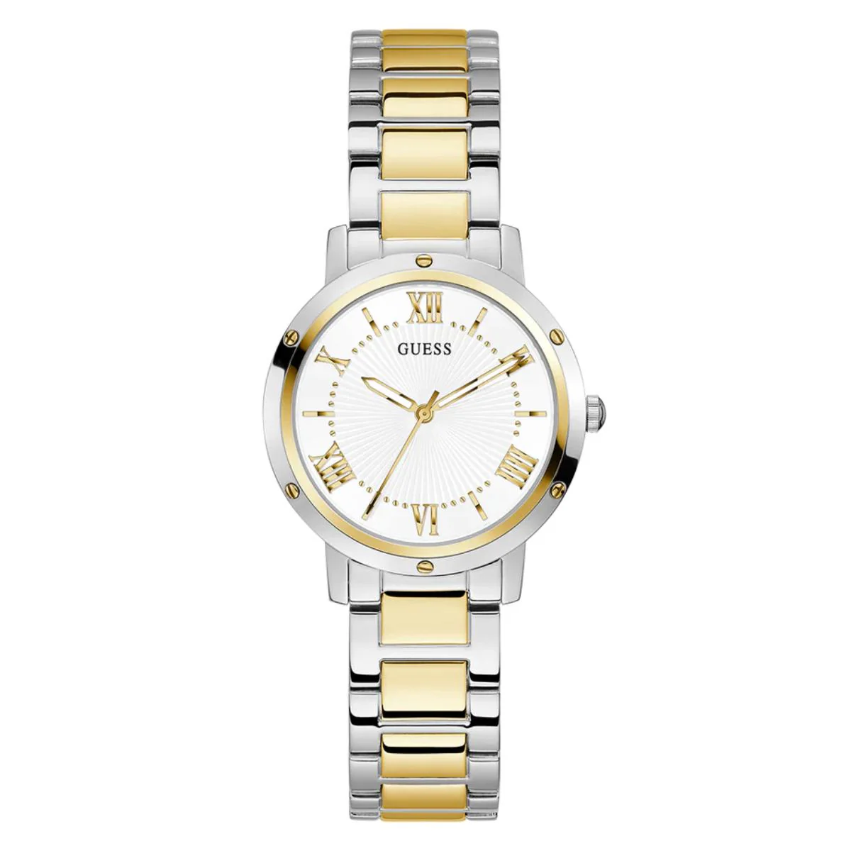 GUESS Quartz DAWN White Round Dial Analog Women's Watch - GW0404L2