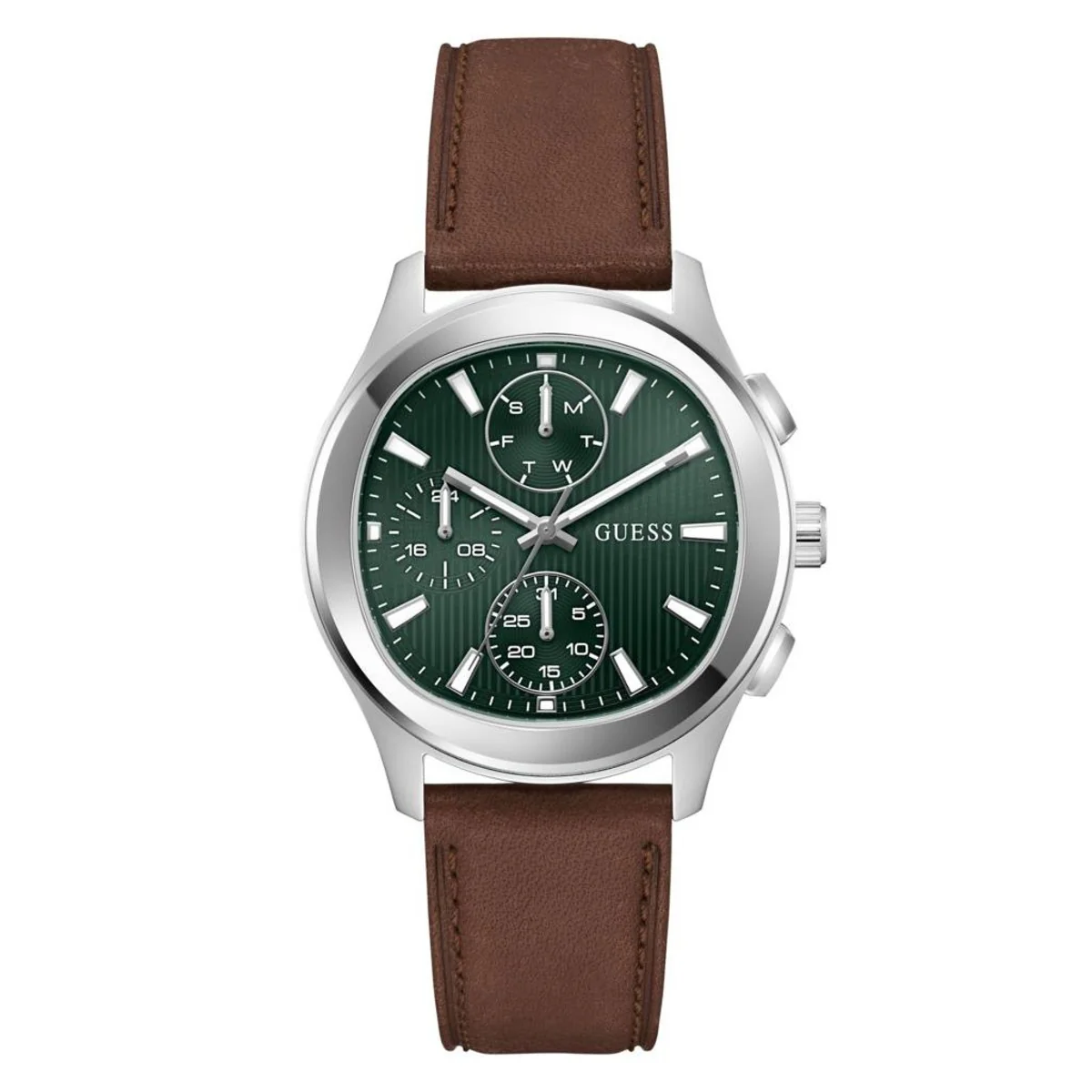 Guess Quartz Green Dial Analog Chronograph Men's Watch GW1049G1