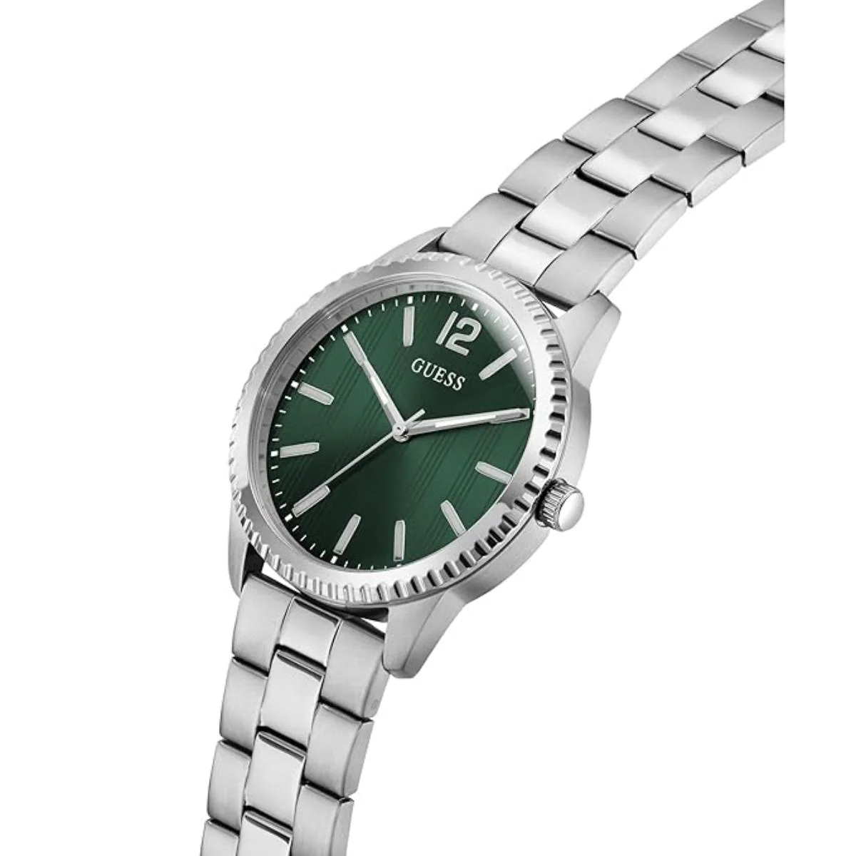 GUESS Quartz Green Dial Analog Stainless Steel Men's Watch GW1062G1 - Image 2
