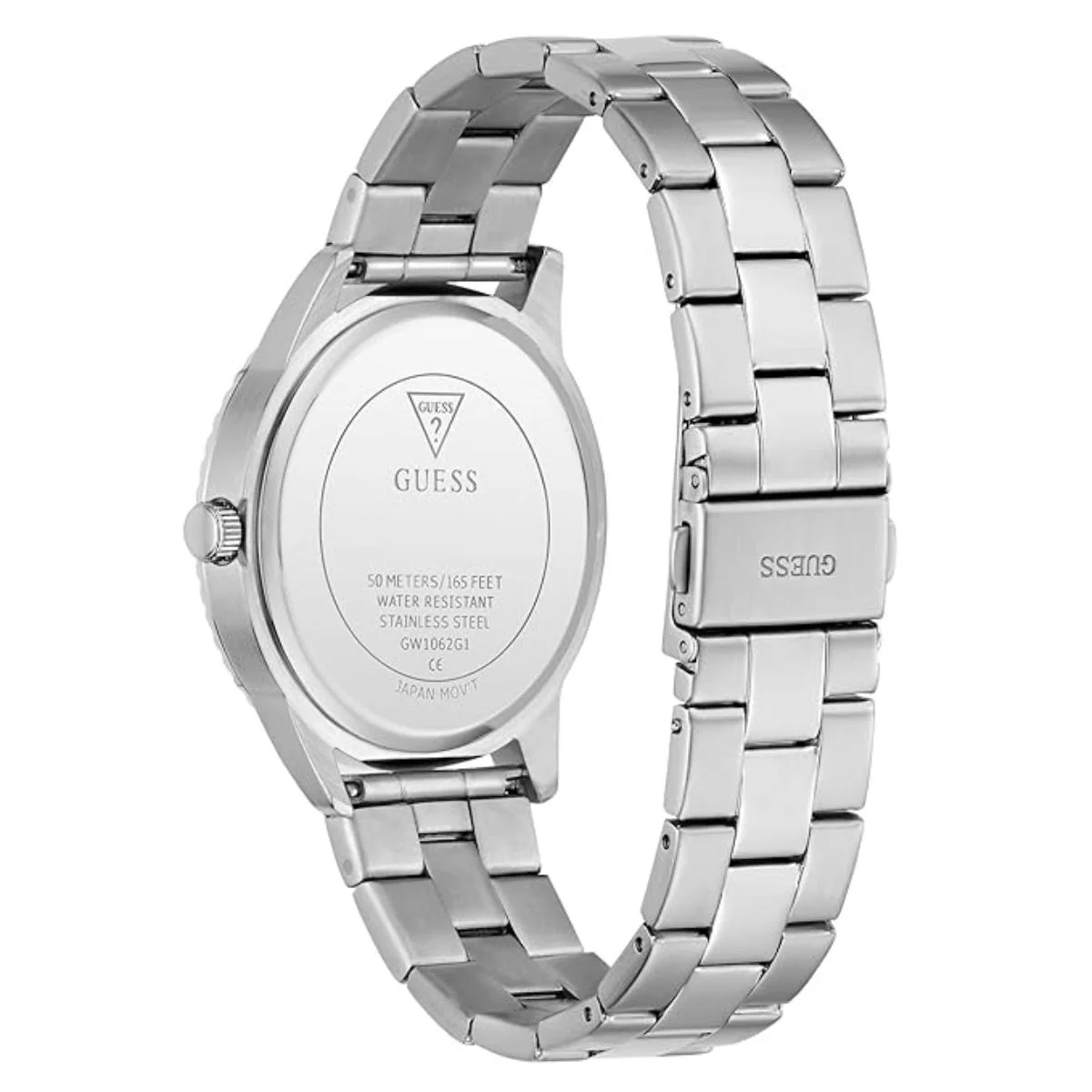 GUESS Quartz Green Dial Analog Stainless Steel Men's Watch GW1062G1 - Image 4