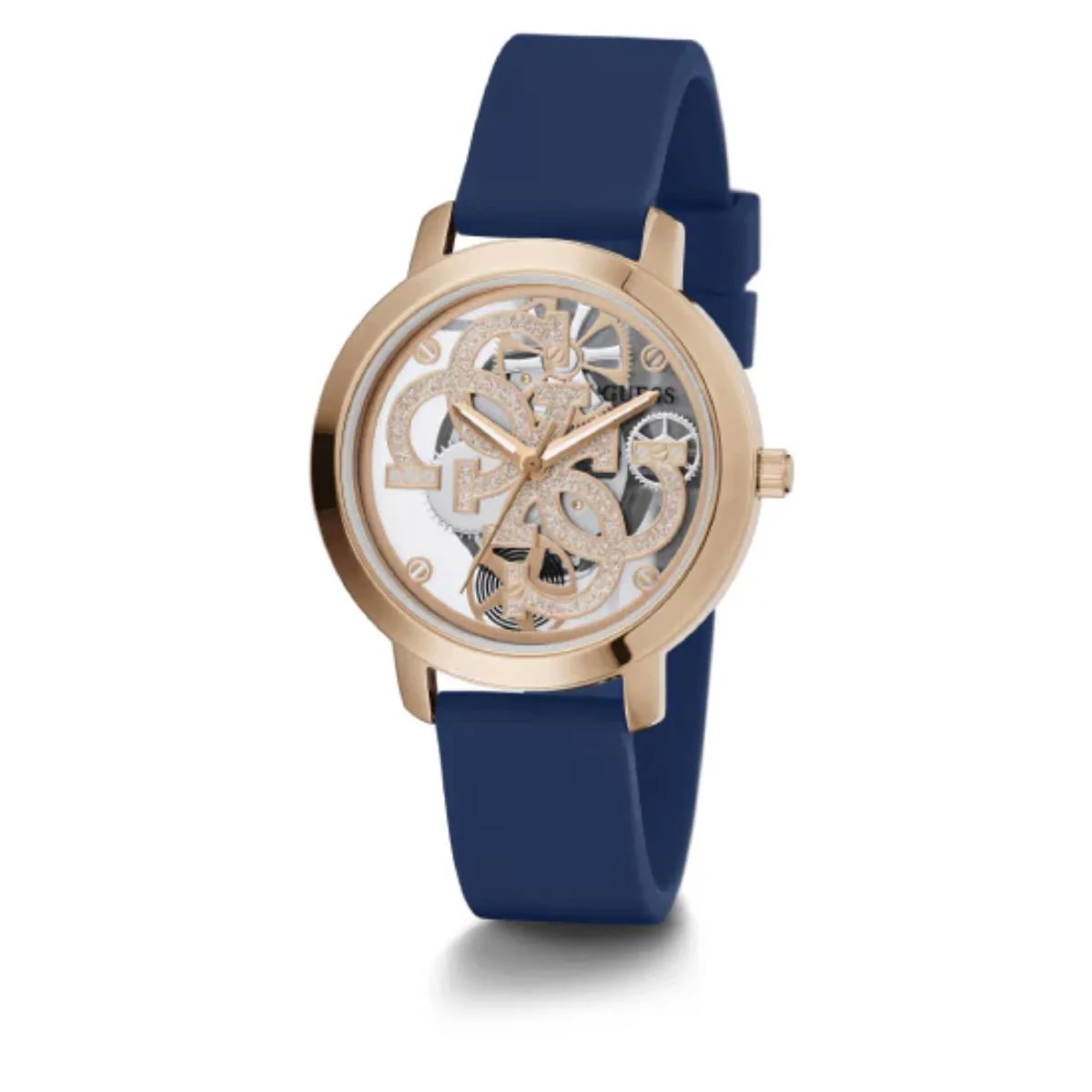 GUESS Quartz Quattro Clear Rose Gold Dial Analog Women's Watch GW0452L1 - Image 2