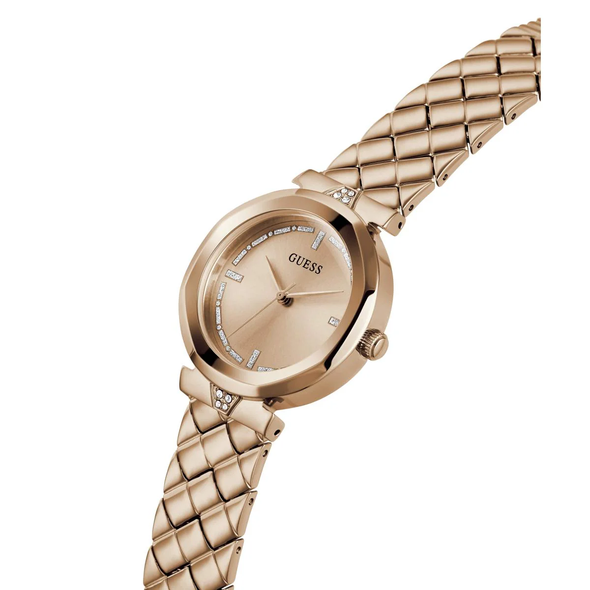 GUESS Quartz Rose Gold Dial Analog Stainless Steel Women's Watch GW0613L3 - Image 2