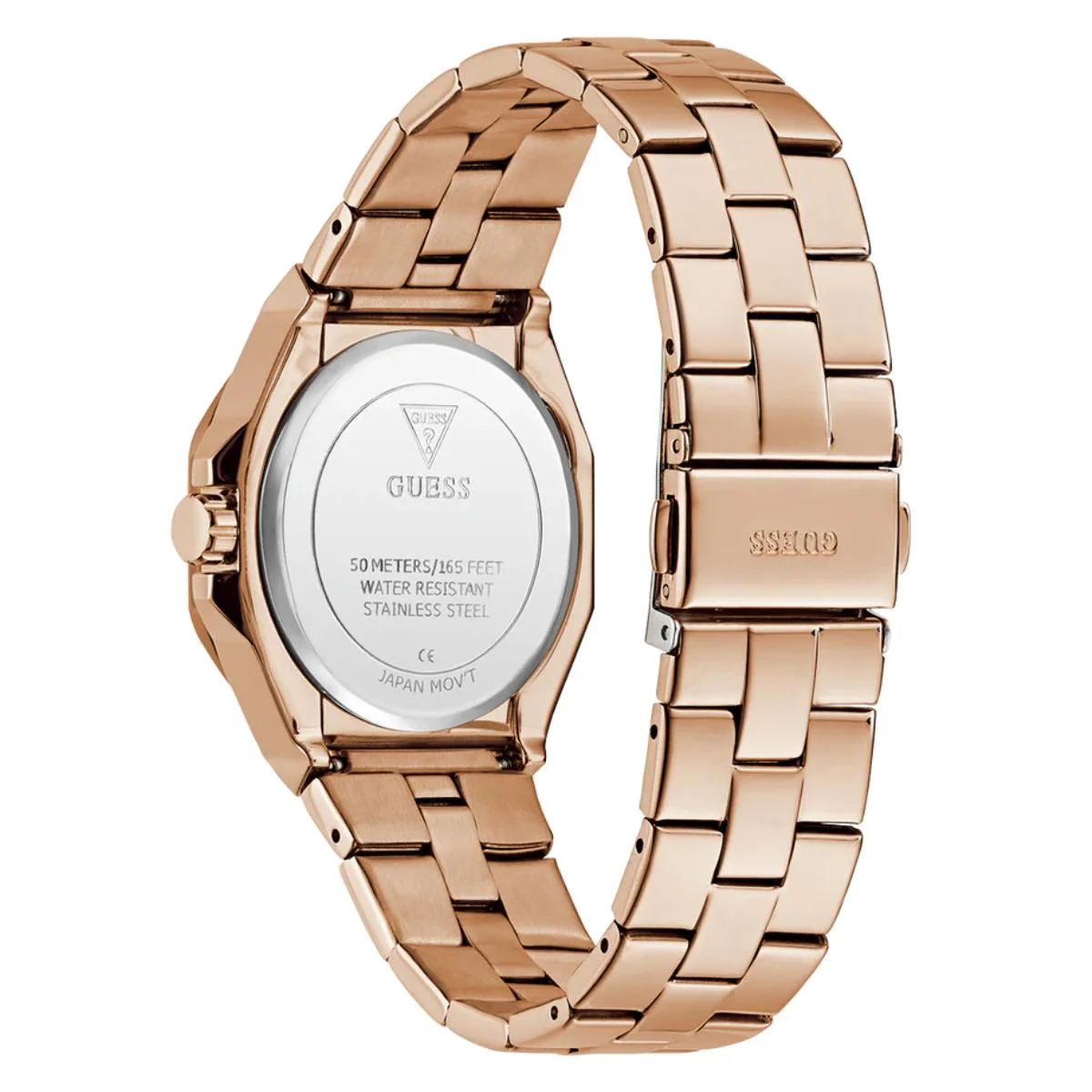 GUESS Quartz Rose Gold Dial Analog Stainless Steel Women's Watch GW0873L3 - Image 3