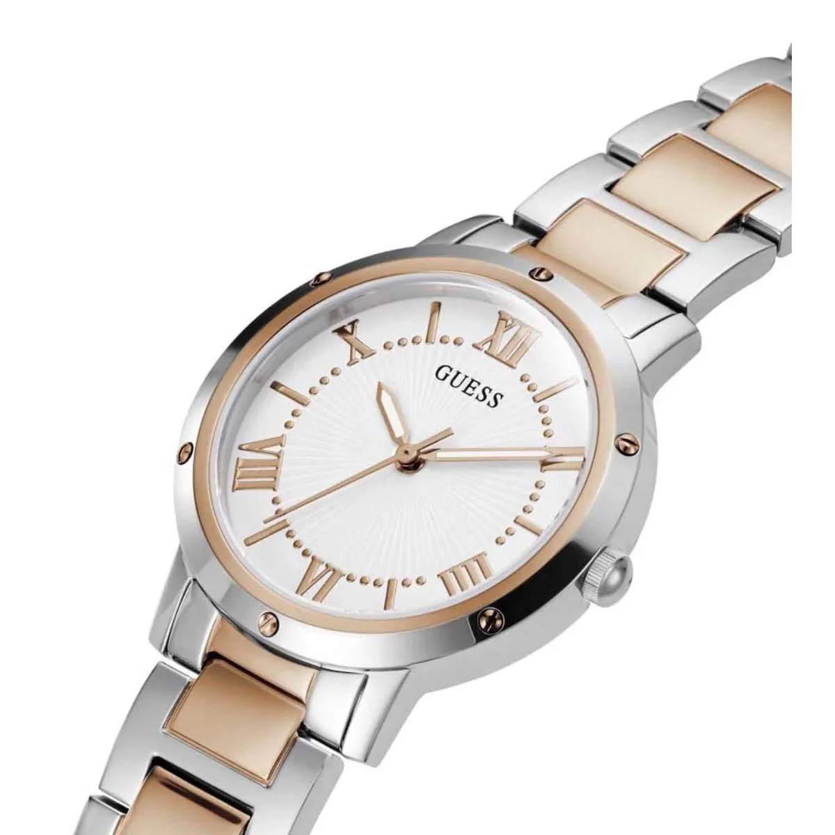 GUESS Quartz Round 2 Tone Dial Analog Watch For Women GW0404L3 - Image 2