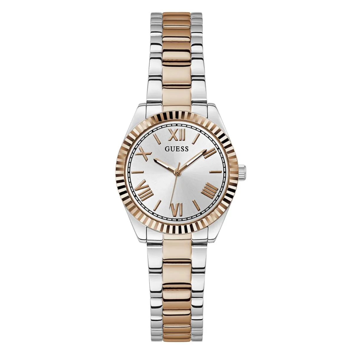 GUESS Quartz Silver Round Dial Analog Women's Watch GW0687L3