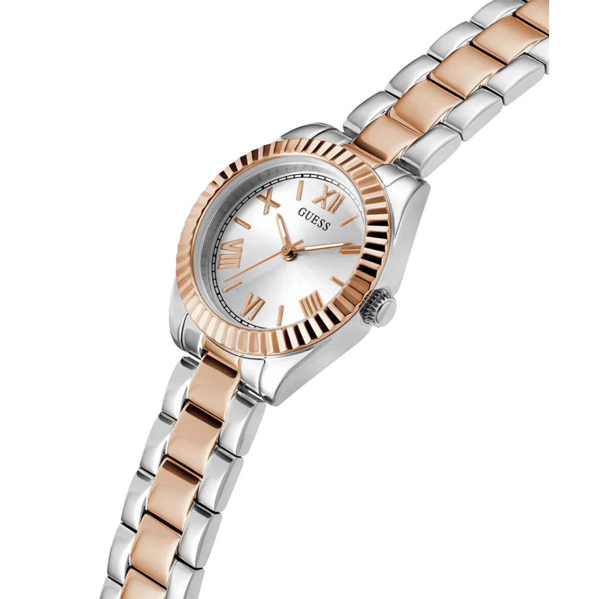 GUESS Quartz Silver Round Dial Analog Women's Watch GW0687L3 - Image 3
