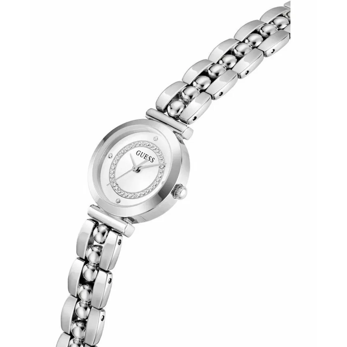 Guess Quartz White Dial Analog Stainless Steel Women's Watch GW0994L1 - Image 4