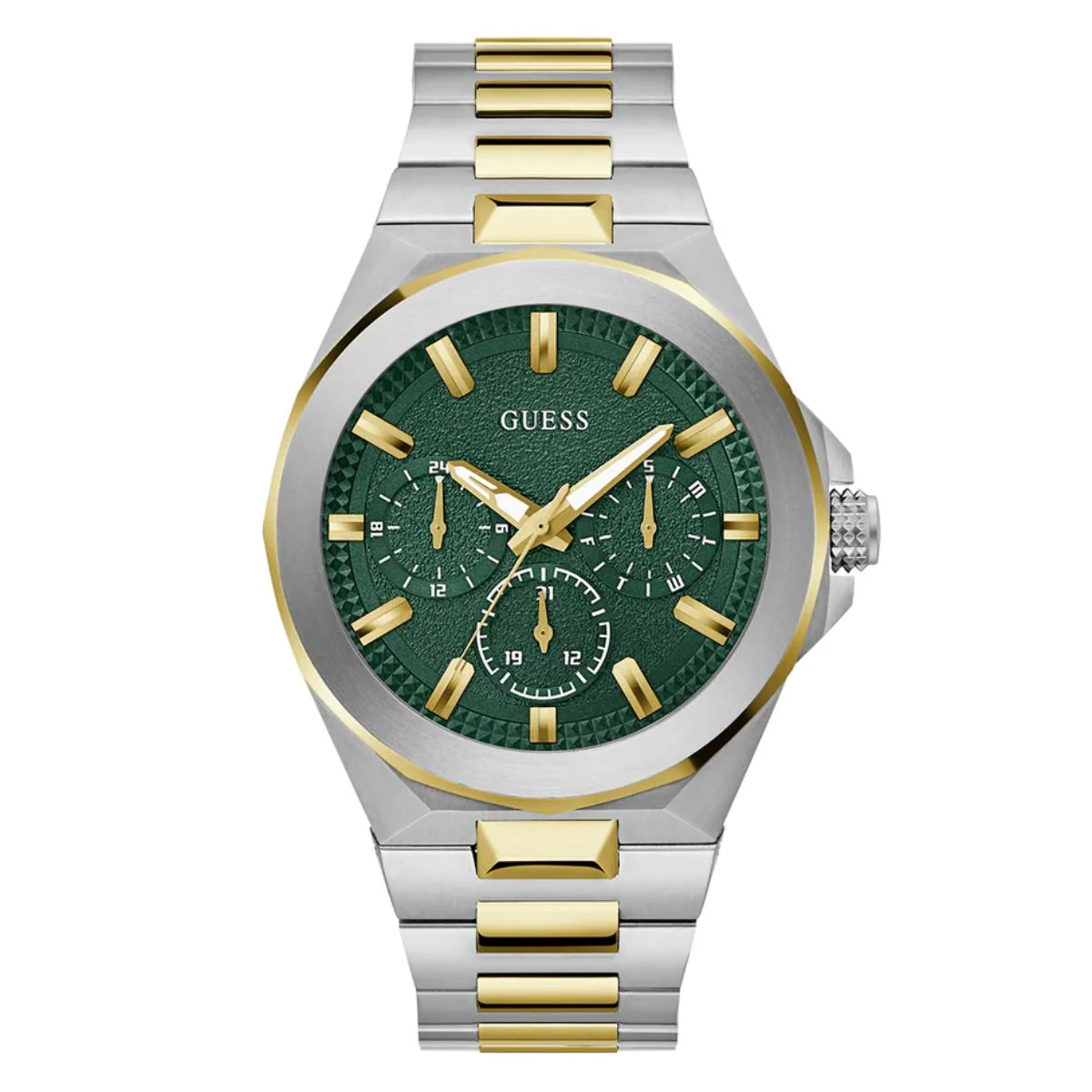 GUESS Resistance Quartz Green Dial Multi-Function Men's Watch GW0798G3