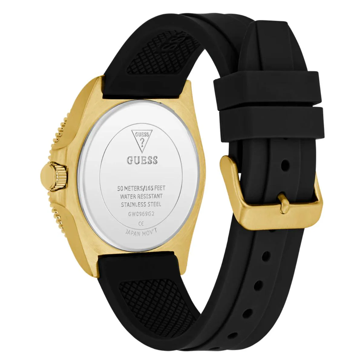 GUESS Sport Green Dial Analog Silicone Strap Men'sWatch GW0969G2 - Image 4