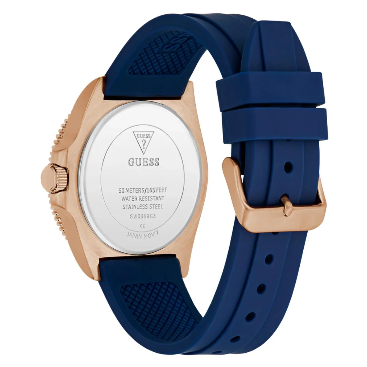 GUESS Sport Quartz Blue Dial Analog Watch For Men GW0969G3 - Image 4