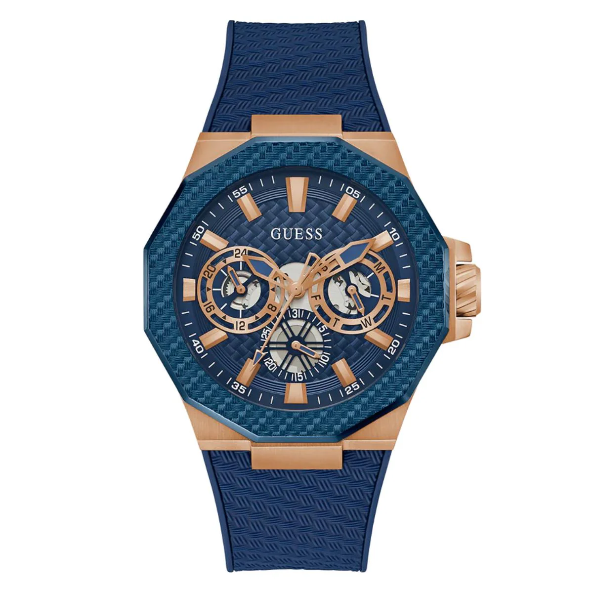 Guess Sport Quartz Blue Dial Multi-Function Men's Watch GW0853G3