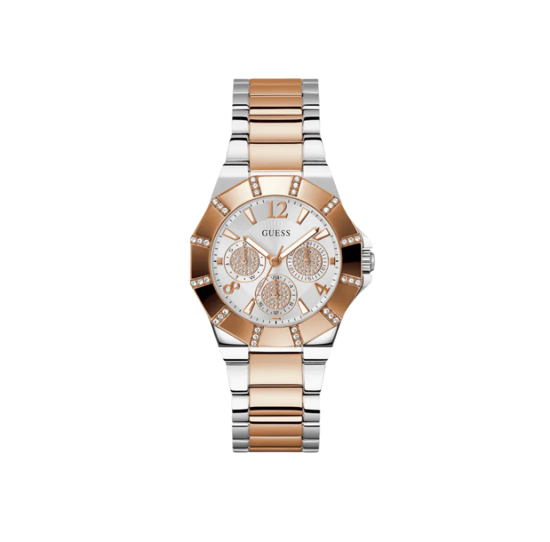 GUESS Sunray Silver Dial Analog Stainless Steel Women's Watch GW0616L3