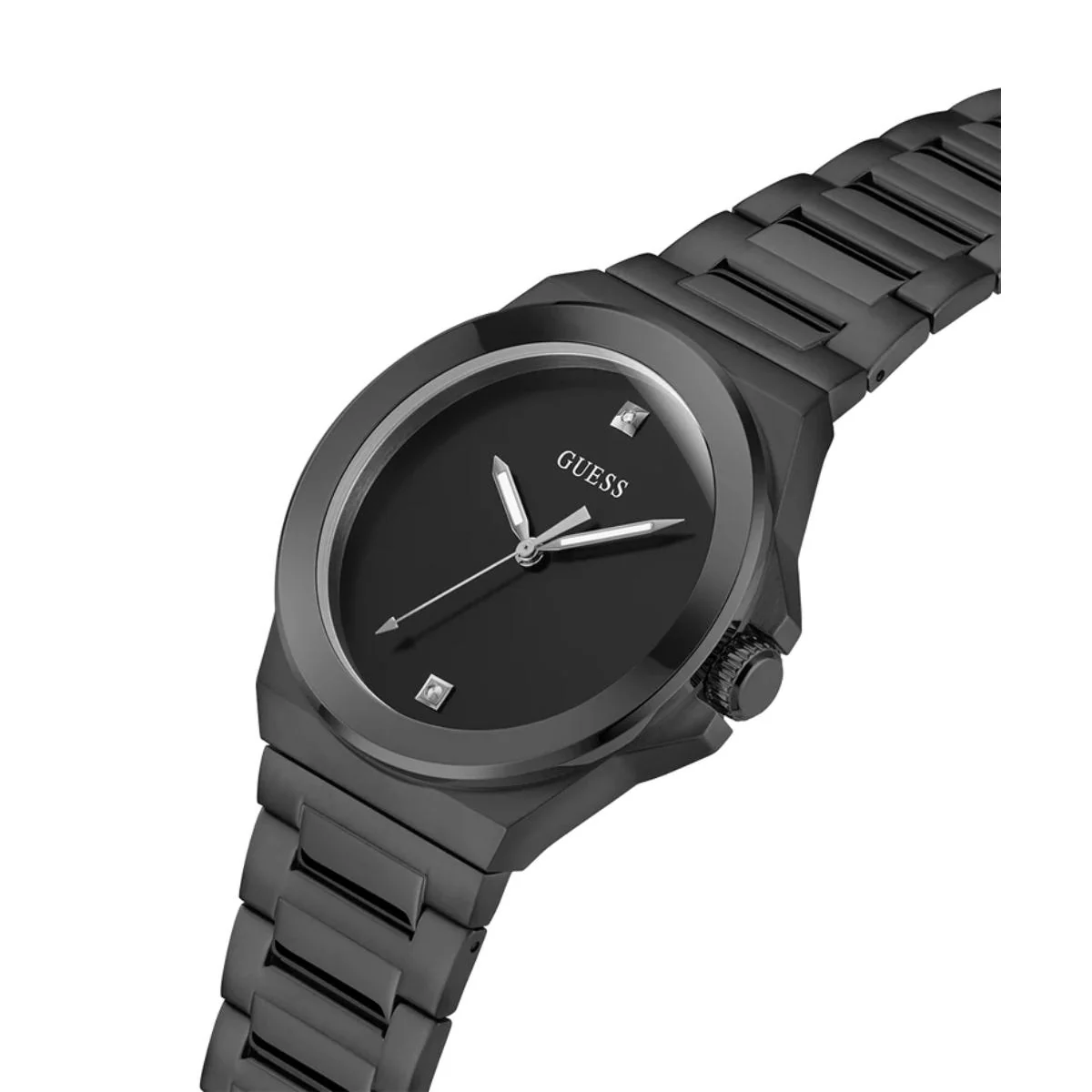 GUESS Vinyl Quartz Black Dial Analog Men's Watch GW0833G2 - Image 2