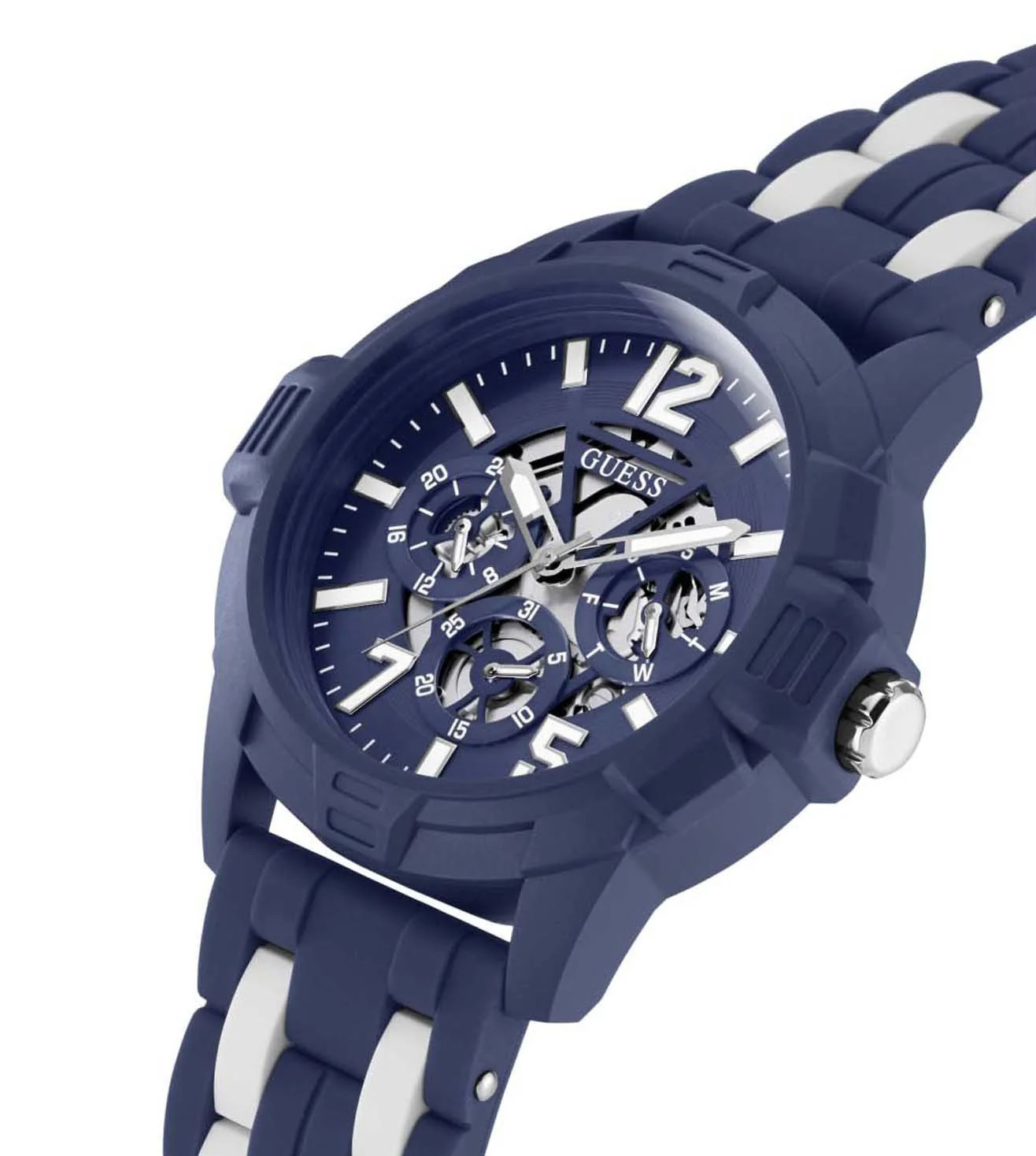 GW0428G3 | GUESS Analog Blue Dial Men's Watch - Image 4