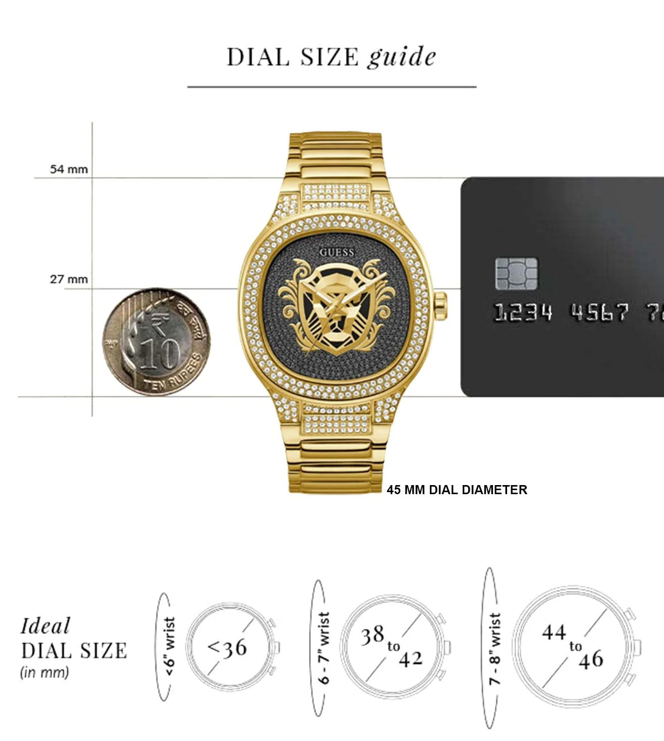 GW0565G1 | GUESS Kingdom Analog Watch for Men - Image 9