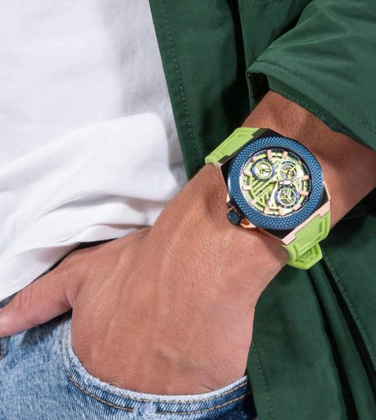 GW0577G3 | GUESS Front-runner Multifunction Watch for Men - Image 9