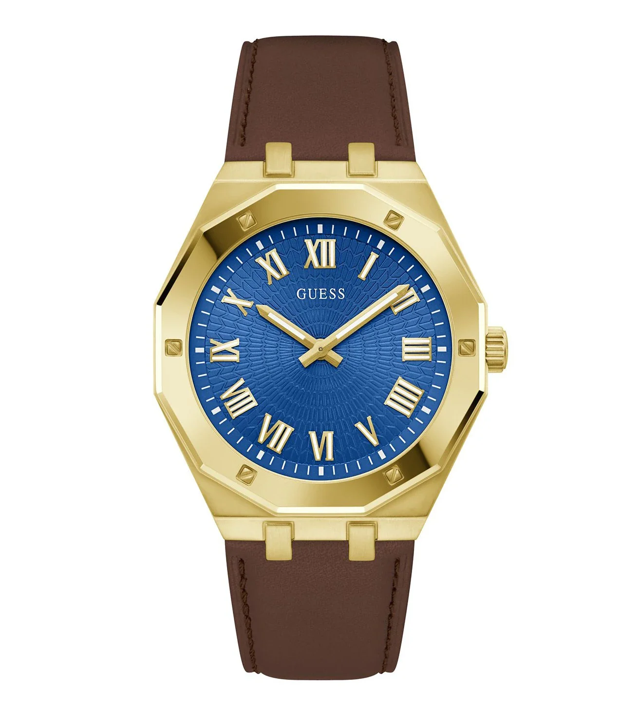 GUESS Light Blue Dial With Roman Numerals Analog Men's Astrological Watch - GW0663G2