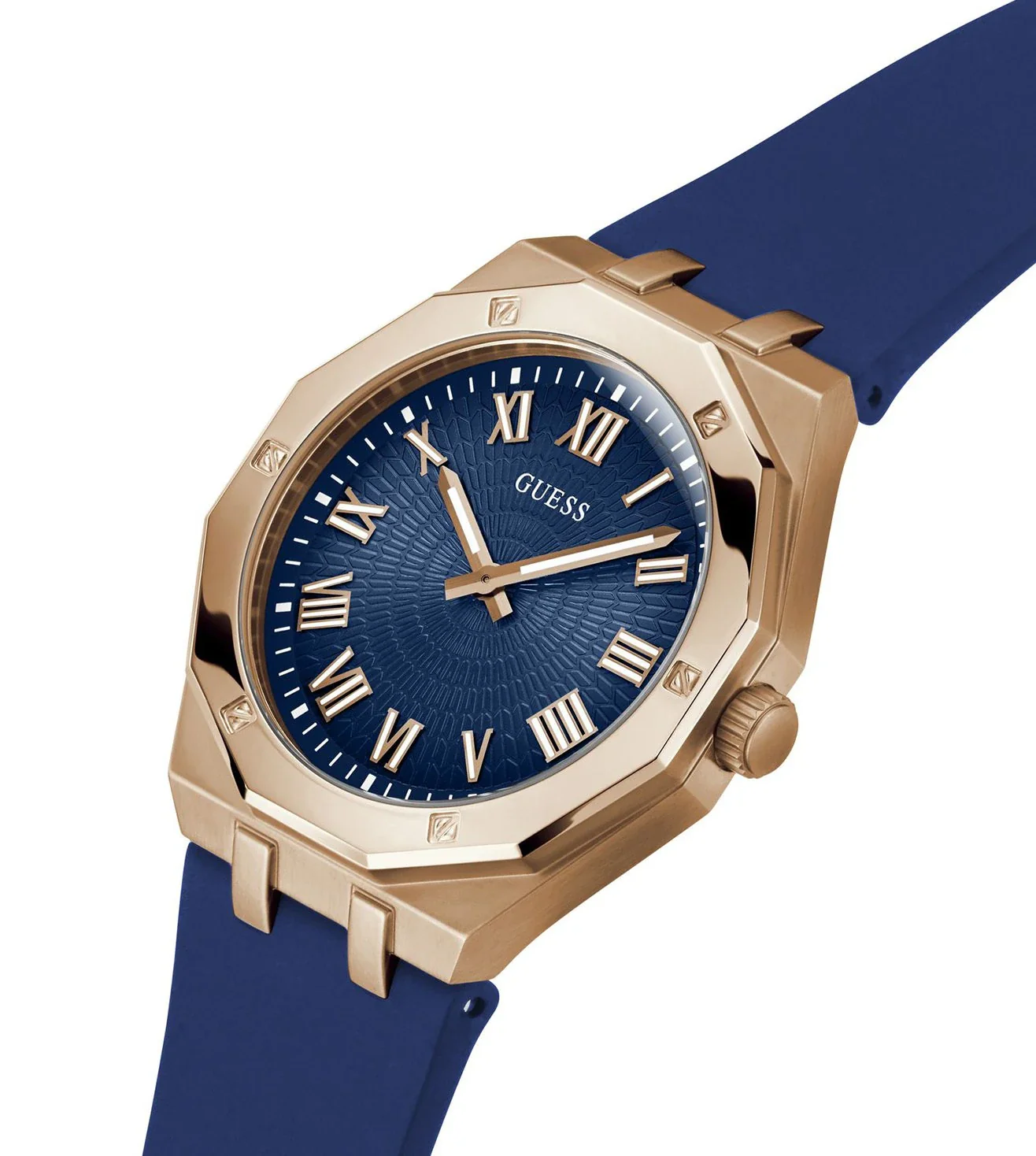 GUESS Blue Dial with Roman Numerals Analog Men's Astrological Watch - GW0663G3 - Image 5