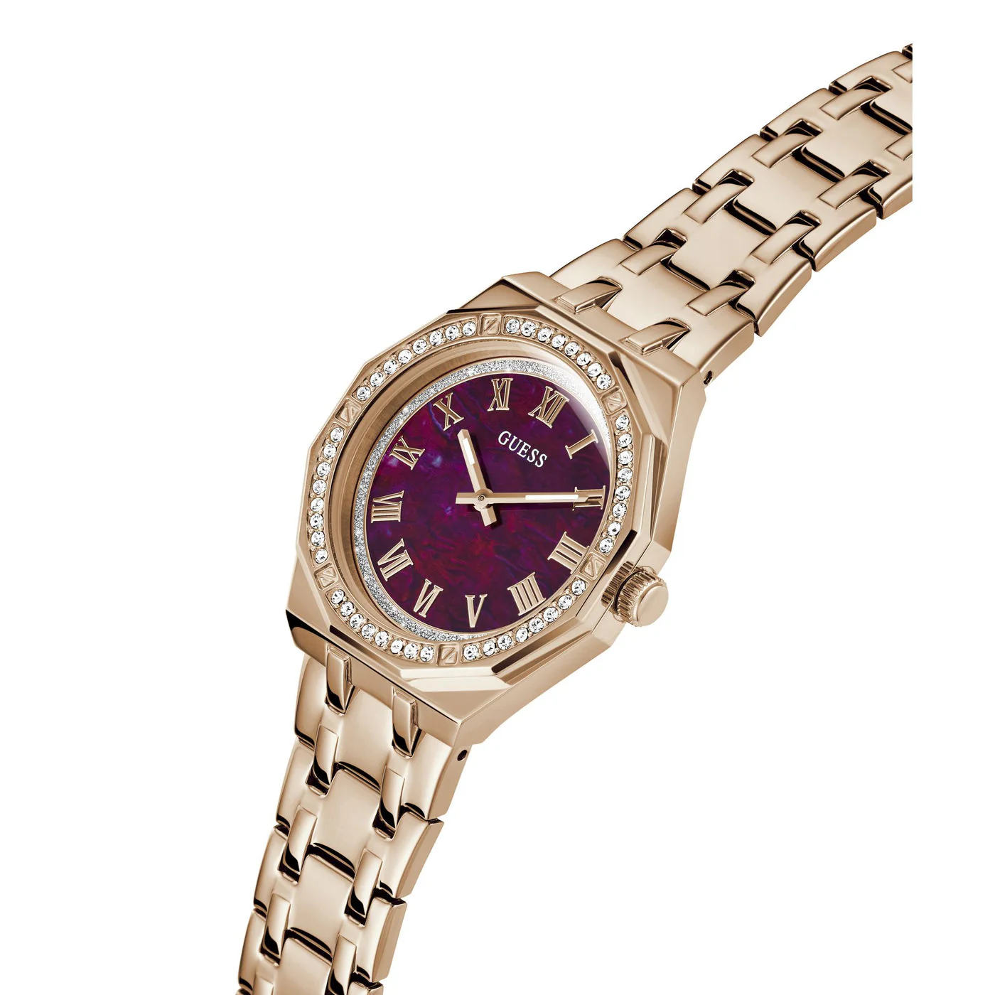 GW0770L3 GUESS | Purple Dial Quartz Analog Watch (Women) - Image 2