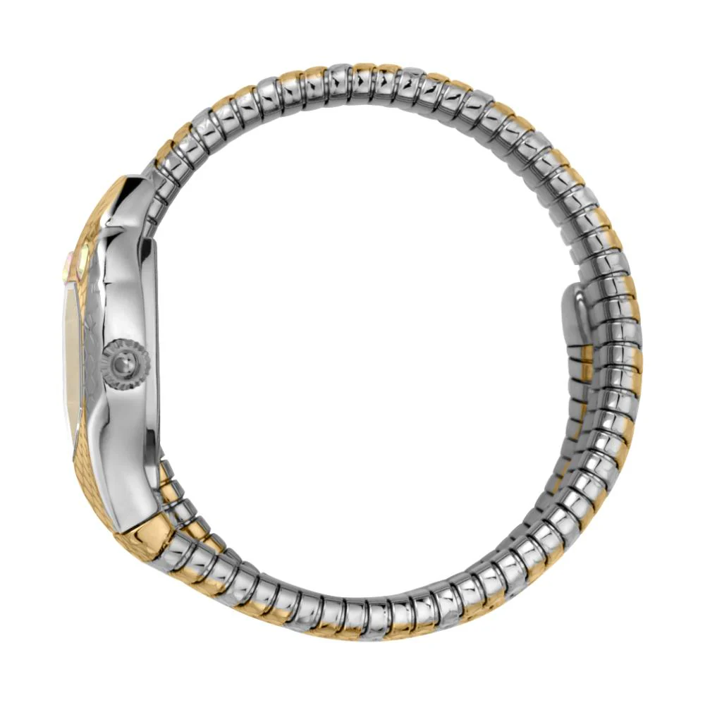 JC1L168M0075 JUST CAVALLI Signature Snake Silver Dial Metal Analog Women Watch - Image 3