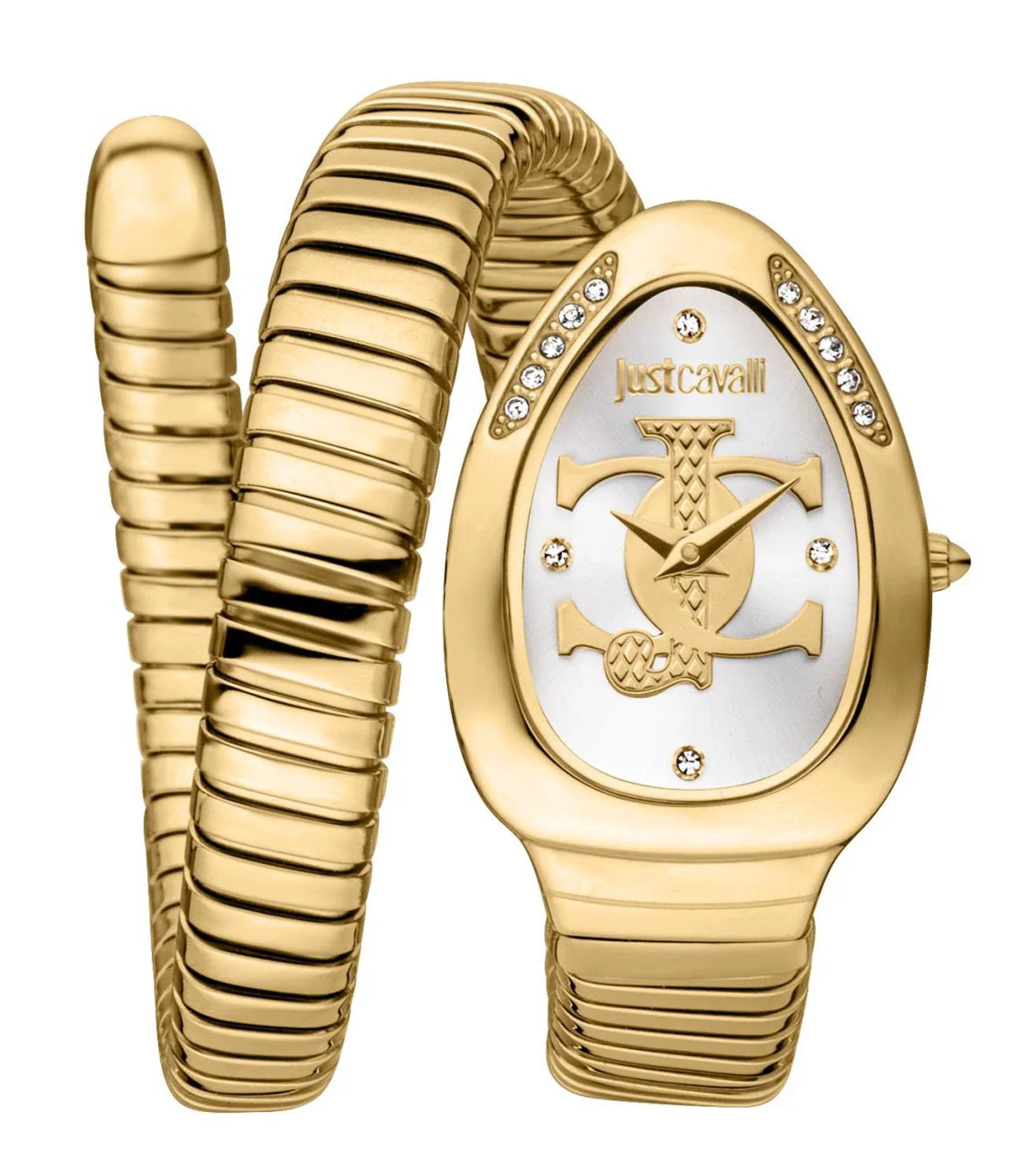JC1L227M0035 | JUST CAVALLI Serpente Logo Watch for Women