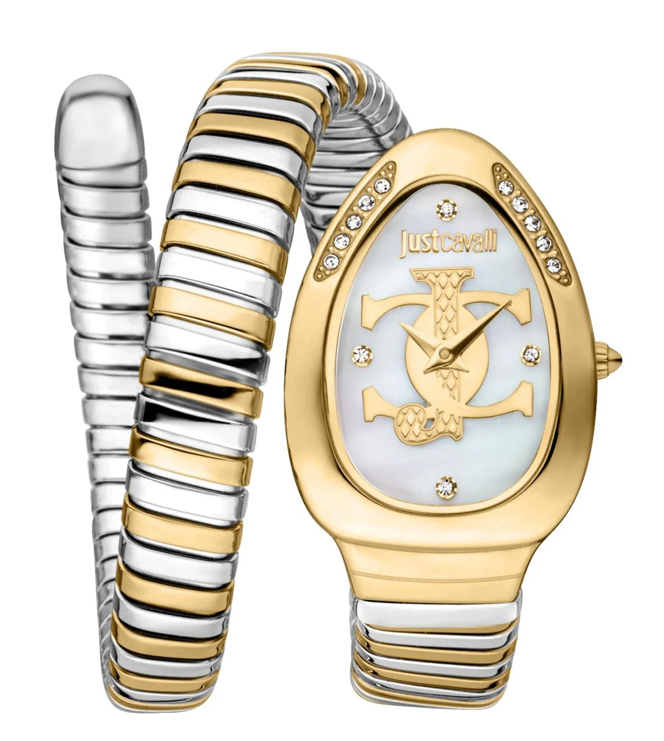 JC1L227M0065 | JUST CAVALLI Serpente Logo Watch for Women