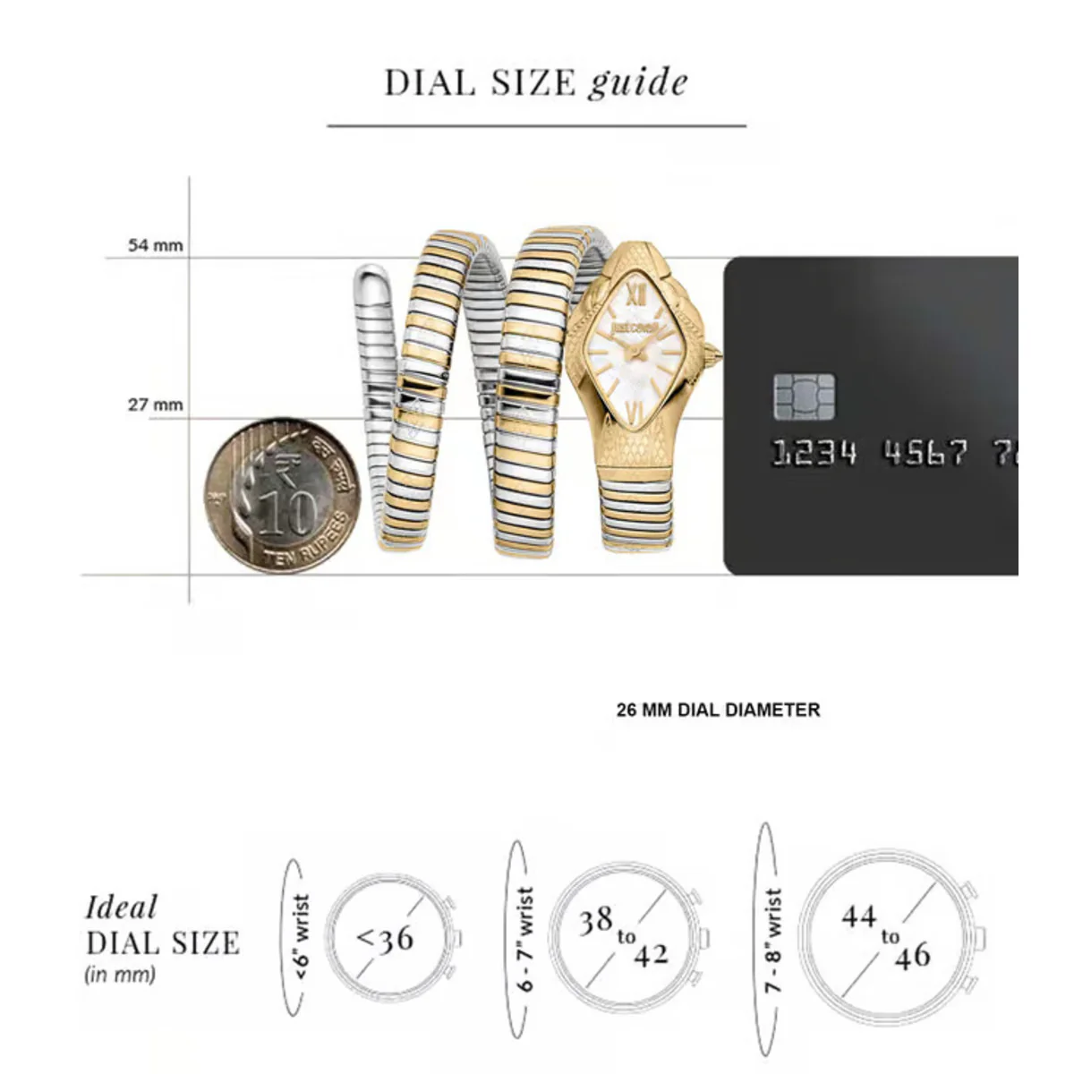 Just Cavalli Cristallo Mother of Pearl Dial Analog Women's Watch JC1L307M0055 - Image 4