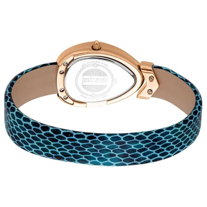JUST CAVALLI Diversa Snake Blue Dial Analogue Watch for Women -JC1L321L0055 - Image 3