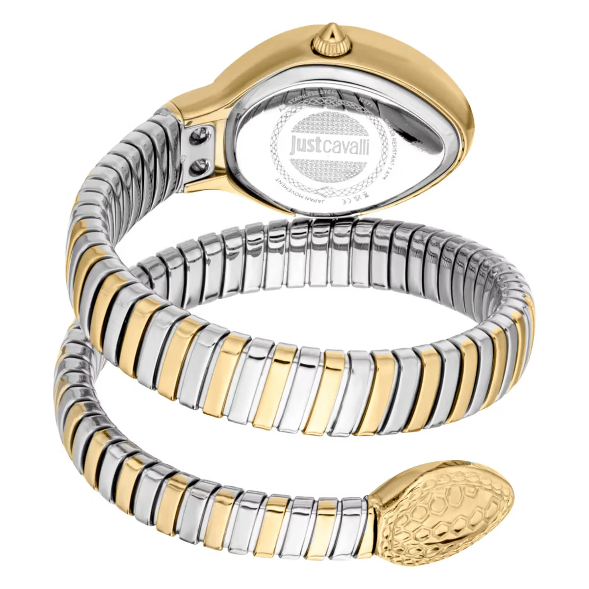 Just Cavalli Eclisse Oval Silver Dial Analog Watch For Women JC1L371M0065 - Image 2